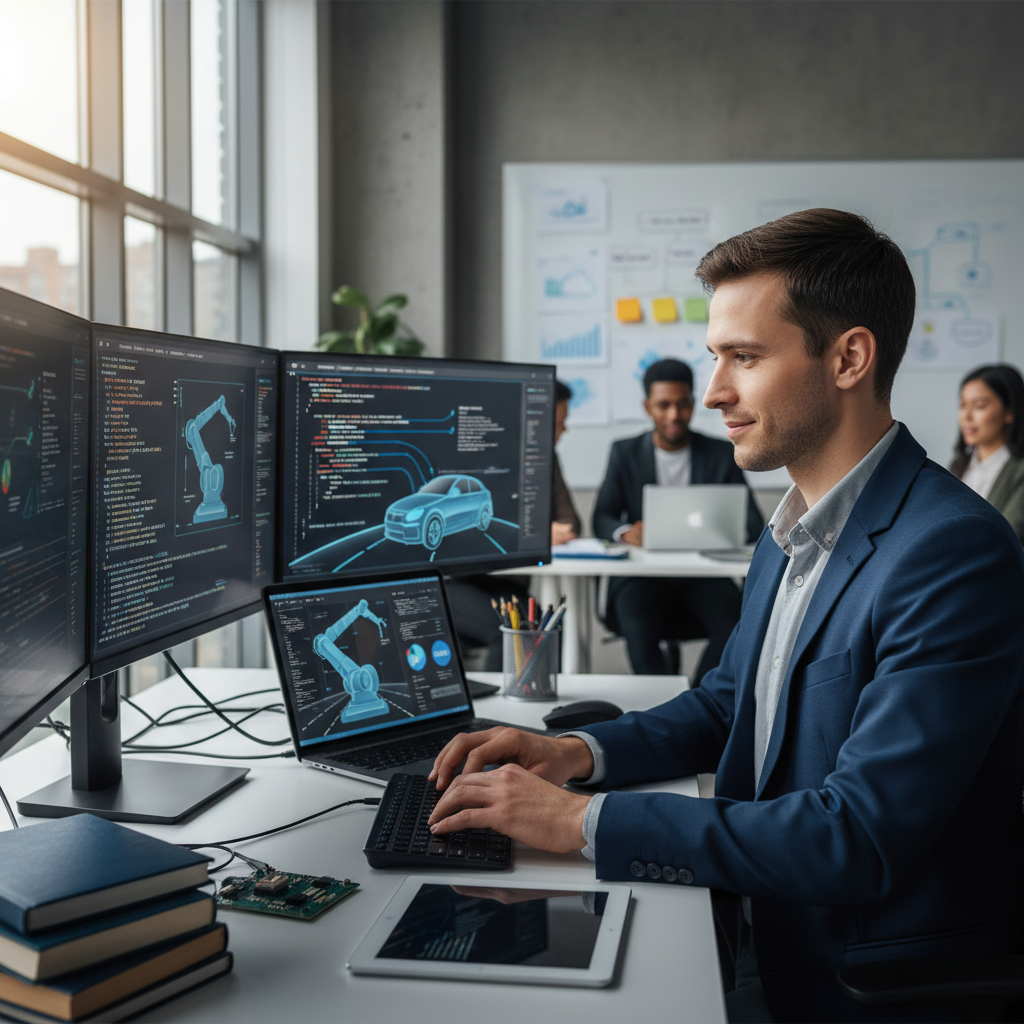 Ingénieur en intelligence artificielle développant des algorithmes de machine learning - Formation en IA Belgique