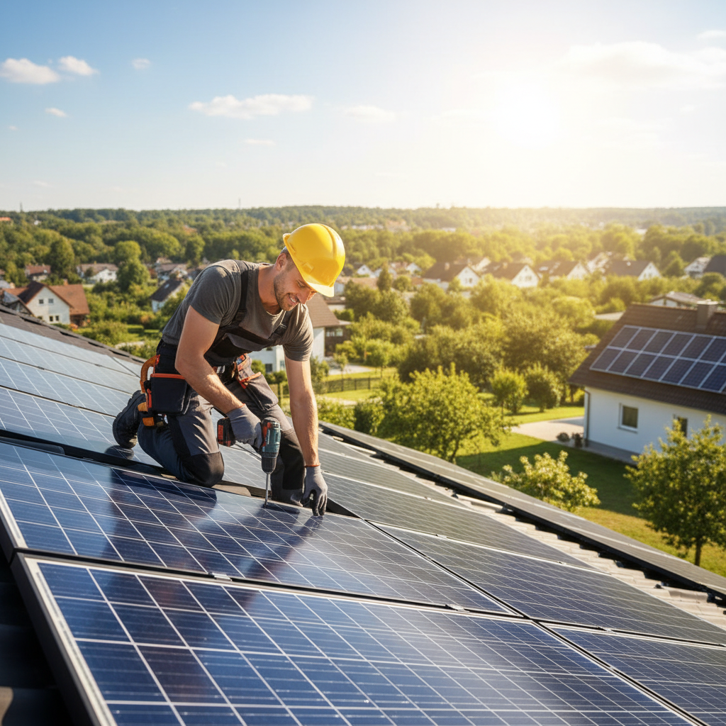 Installateur de panneaux photovoltaïques / Installatrice de panneaux photovoltaïques