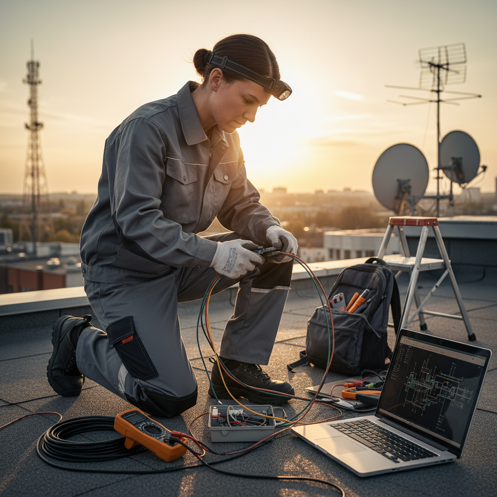 Installateur/Installatrice de matériel de télécommunication