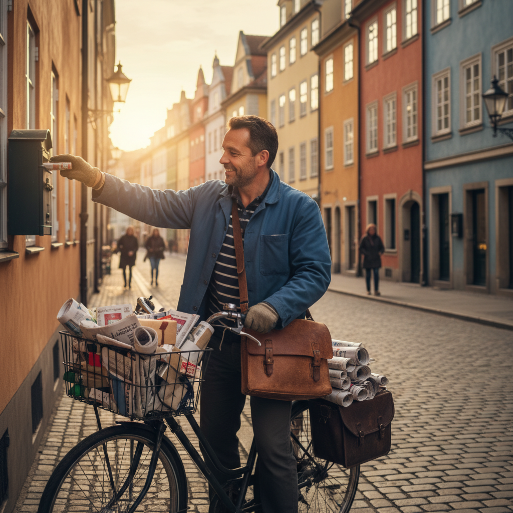 Livreur de journaux (Porteur de presse) / Livreuse de journaux
