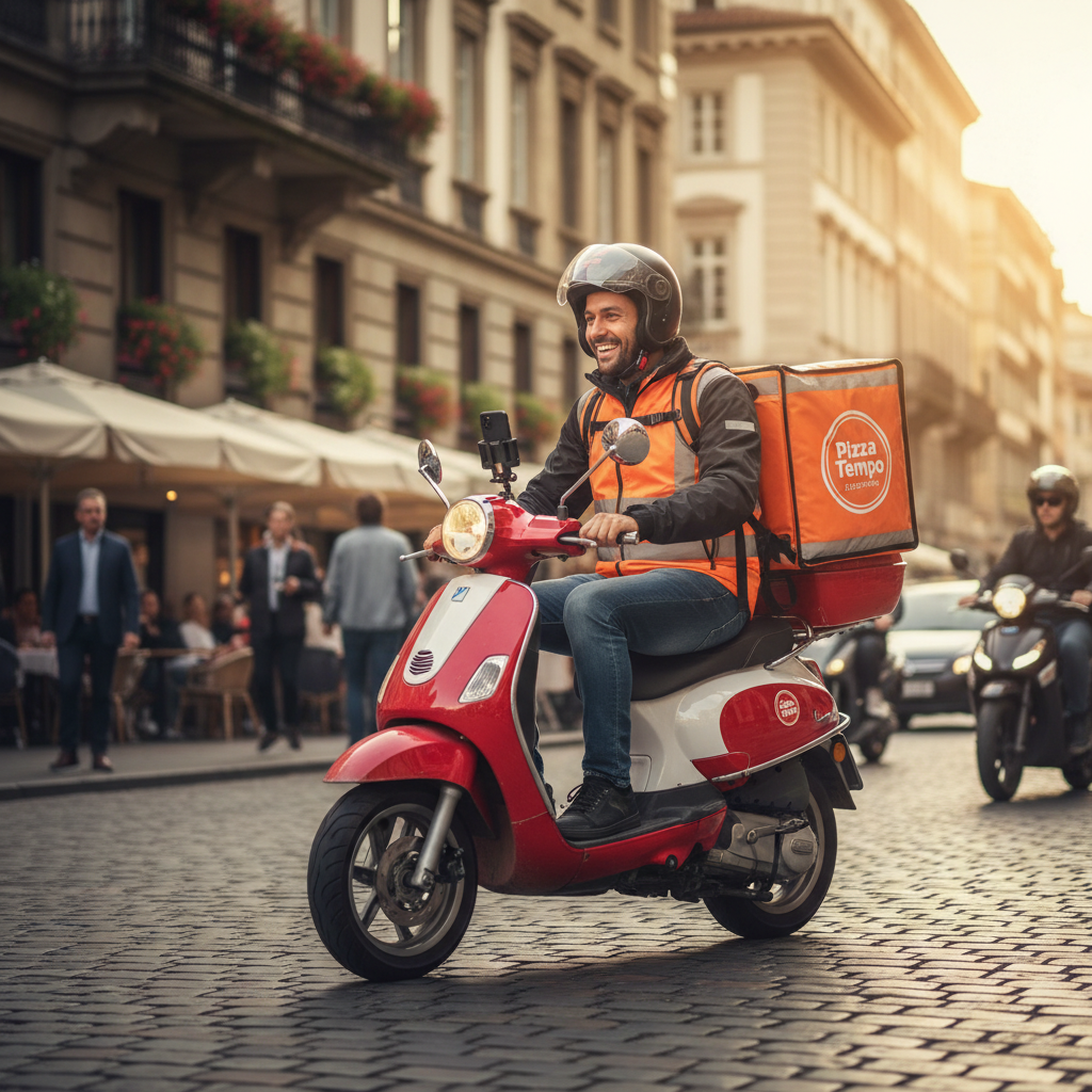 Livreur de pizzas (Scooter) / Livreuse de pizzas