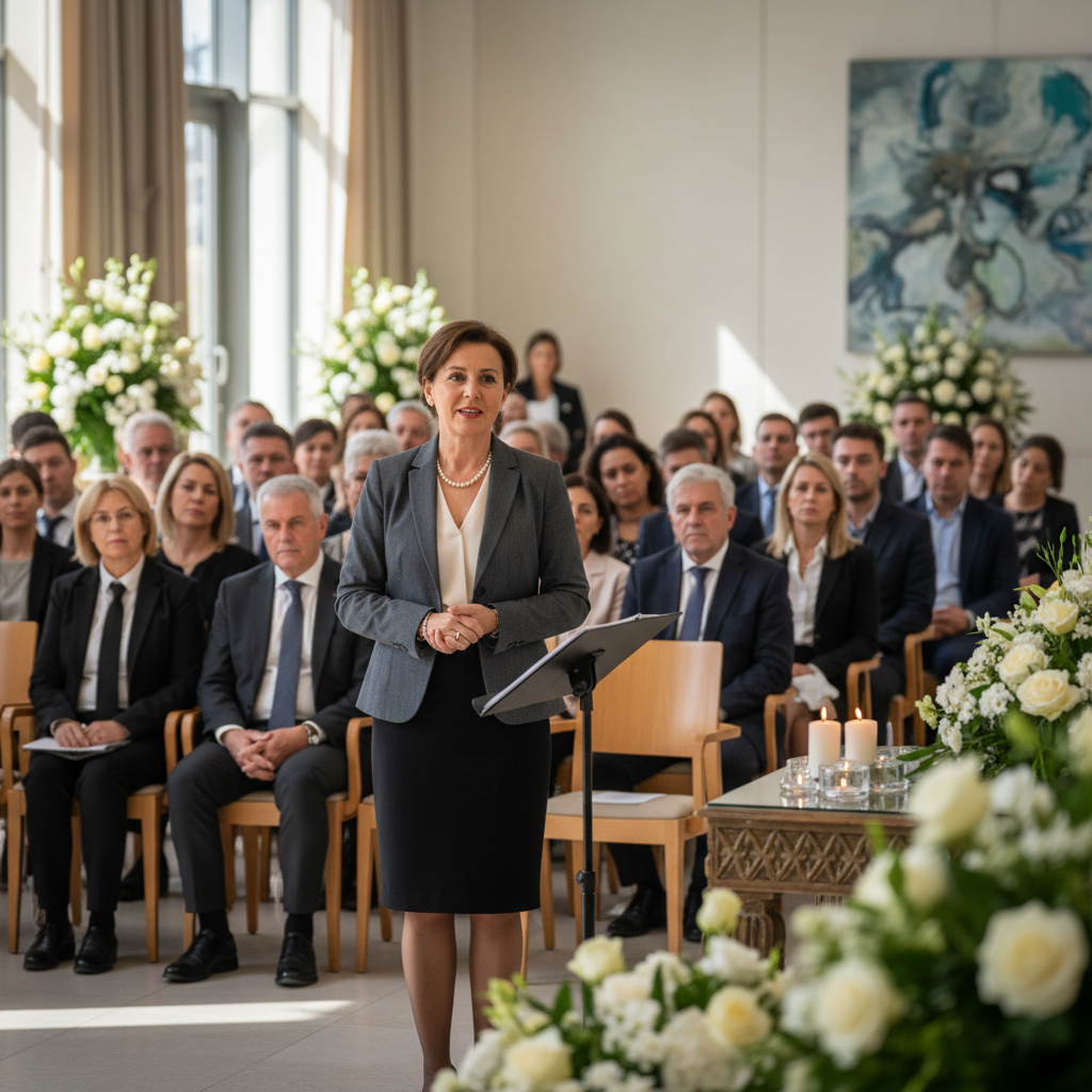 Maître de cérémonie funéraire / Maîtresse de cérémonie funéraire