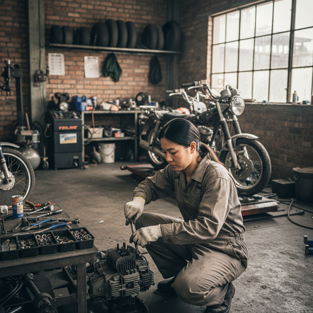 Mécanicien·ne de cyclomoteurs et motocyclettes