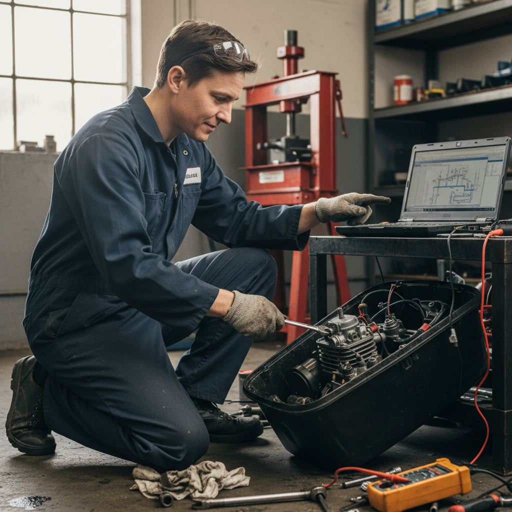 Mécanicien·ne de petits moteurs