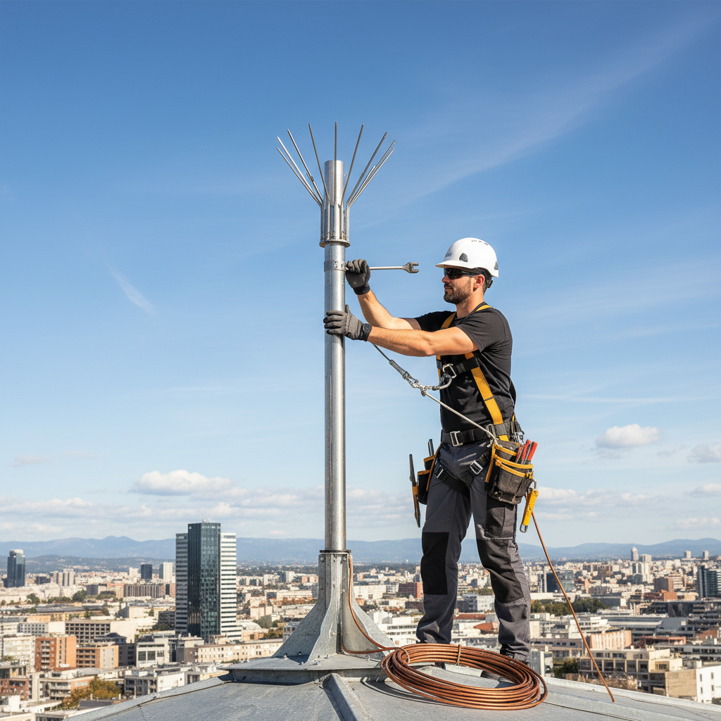 Monteur de paratonnerres / Monteuse de paratonnerres