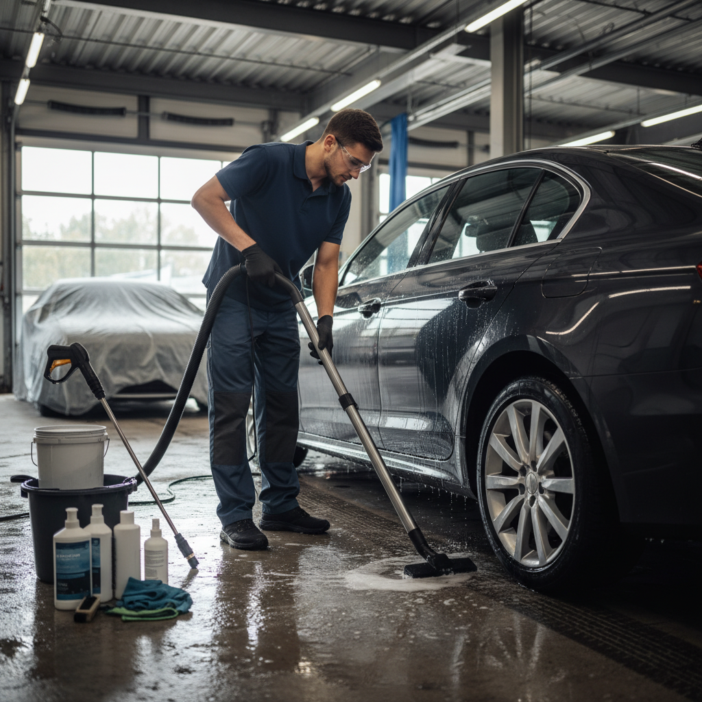 Nettoyeur/Nettoyeuse de véhicules motorisés