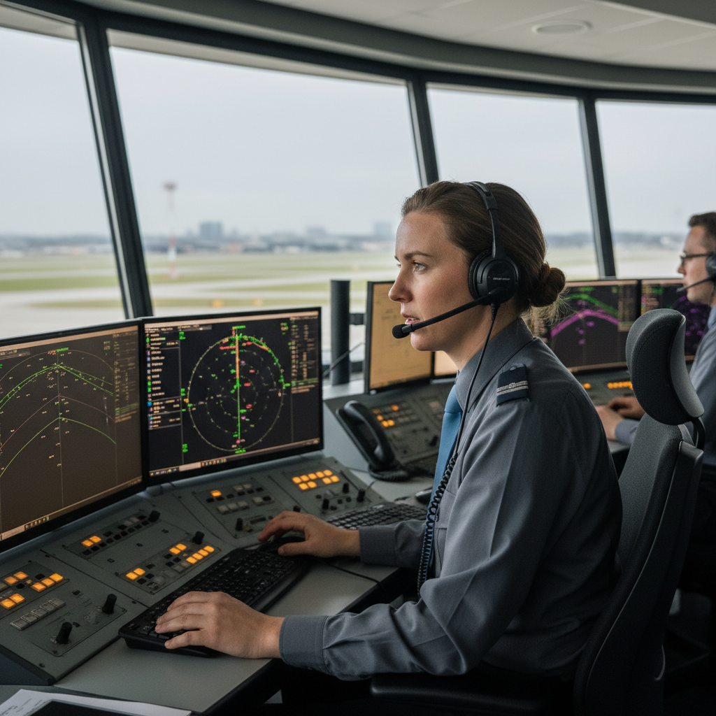 Officier·ère de contrôle aérien