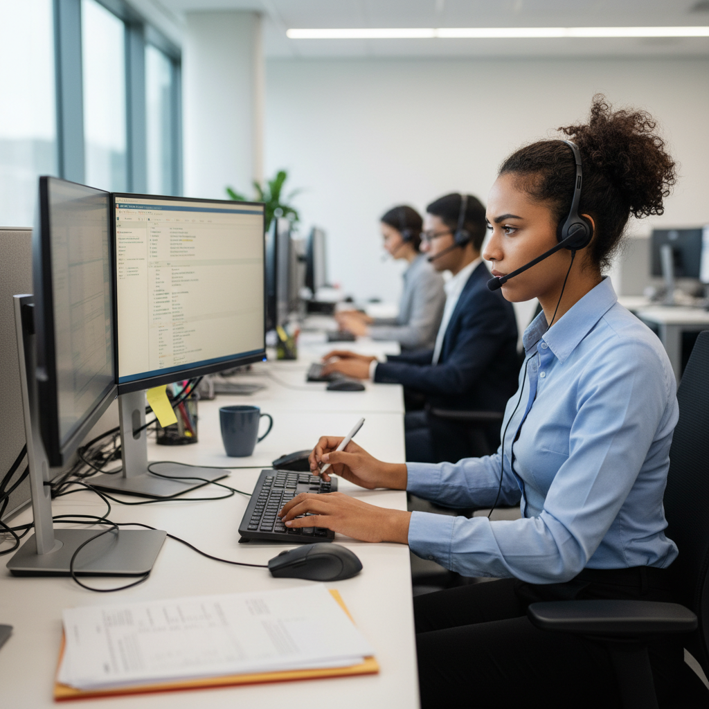 Opérateur·rice de call-center