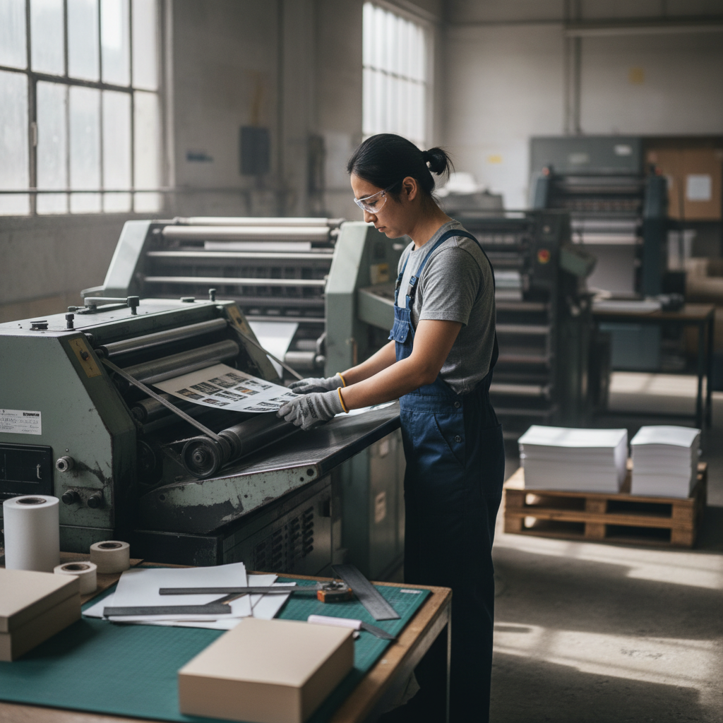 Opérateur·rice de façonnage en imprimerie