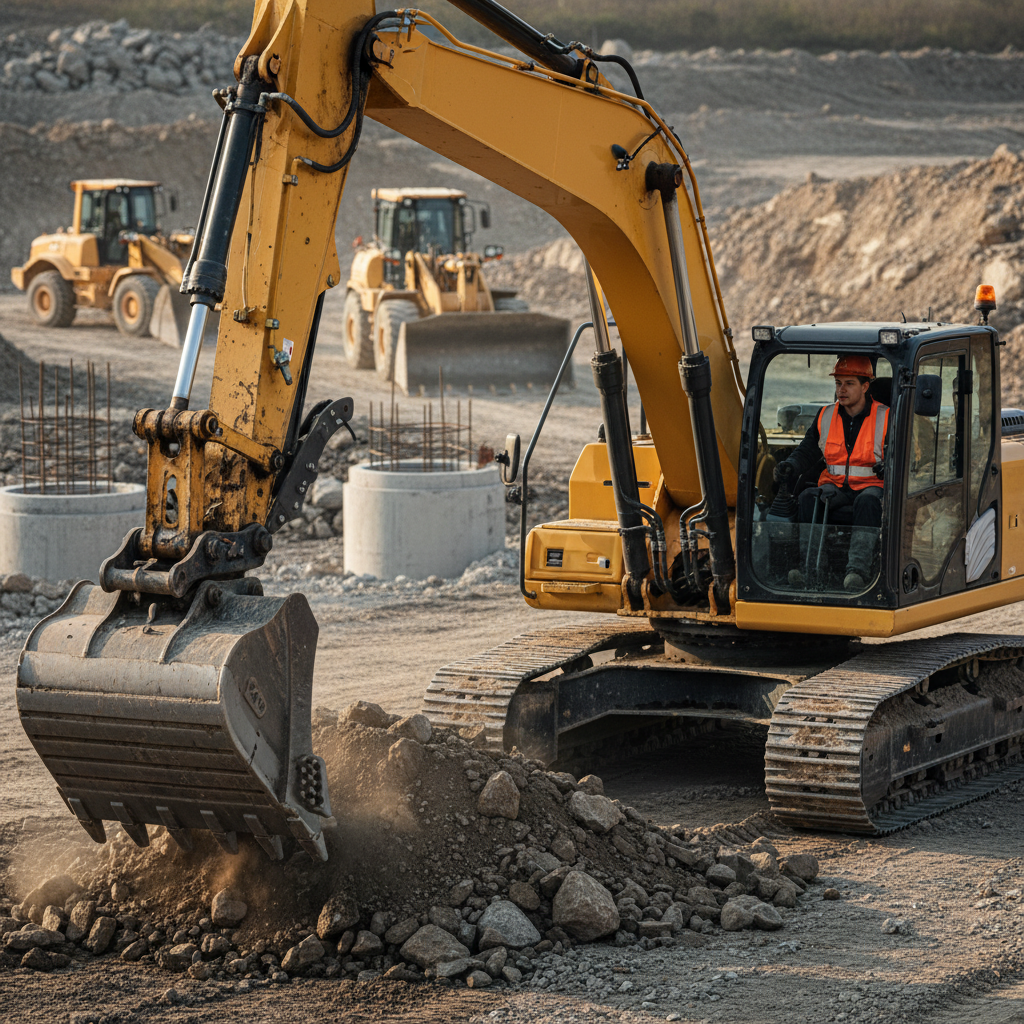 Opérateur·rice de machines lourdes de constructions