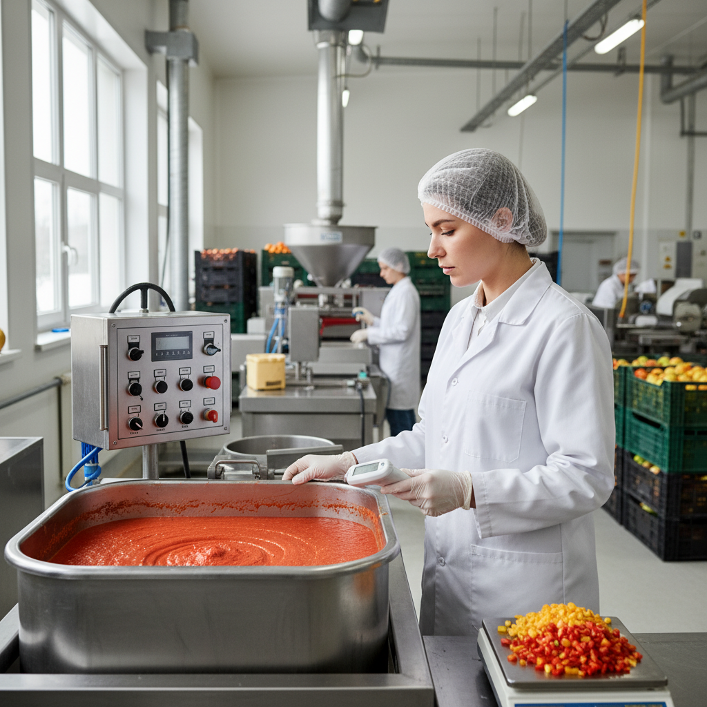 Opérateur·rice recette en industrie des fruits et légumes