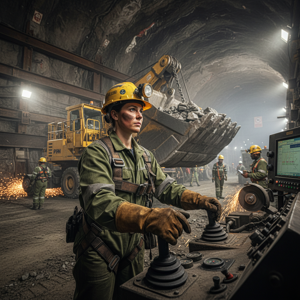 Ouvrier·ère de l'extraction minière ou pétrolière