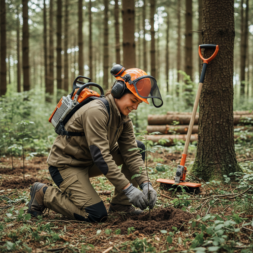 Ouvrier·ère sylvicole