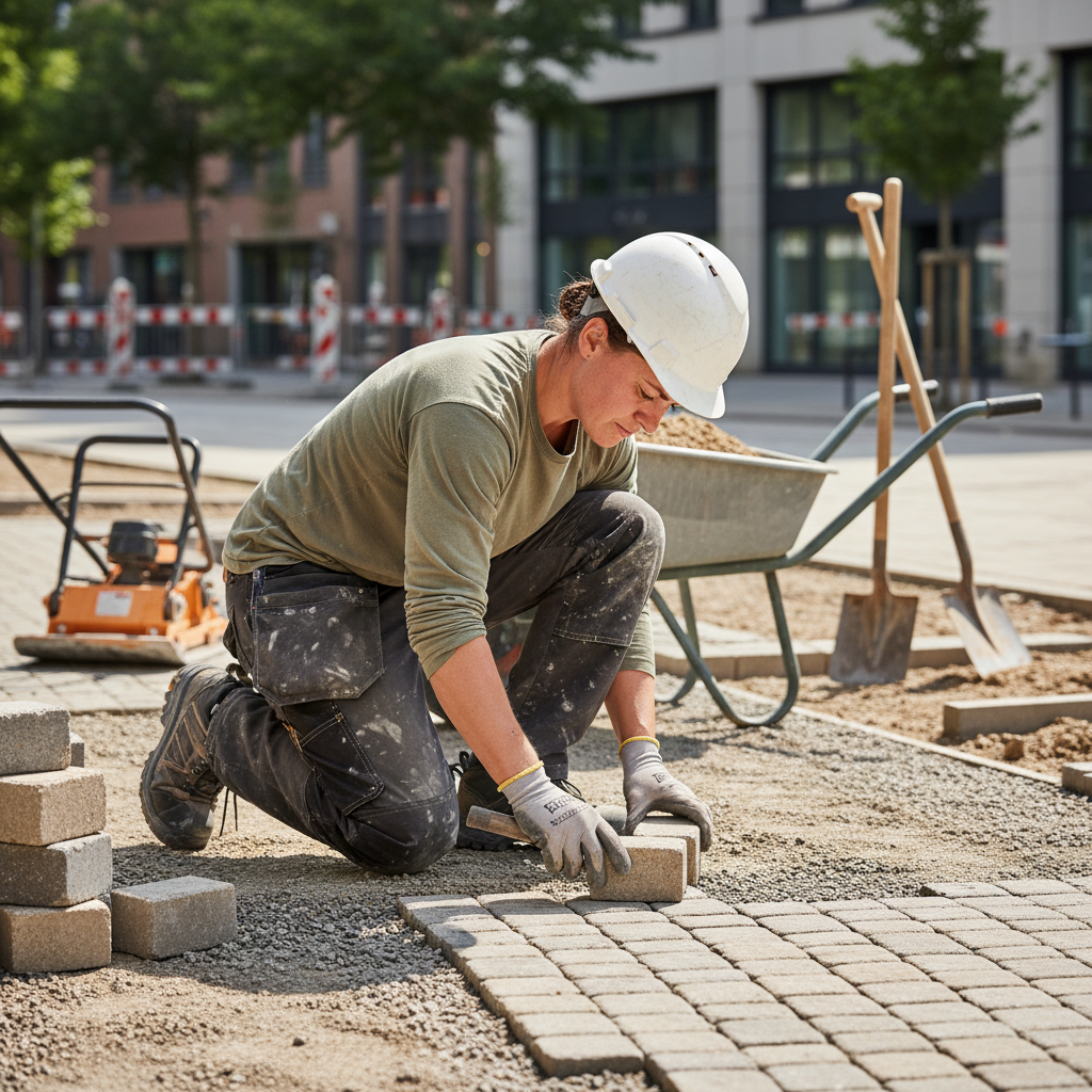 Ouvrier·ère en pavage