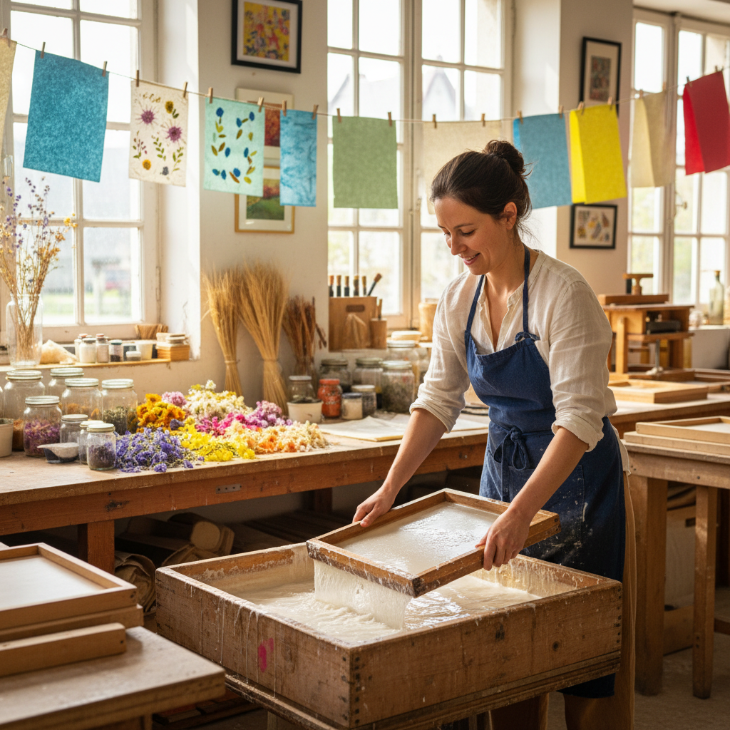 Papetier d'art (Fabrication papier main) / Papetière d'art