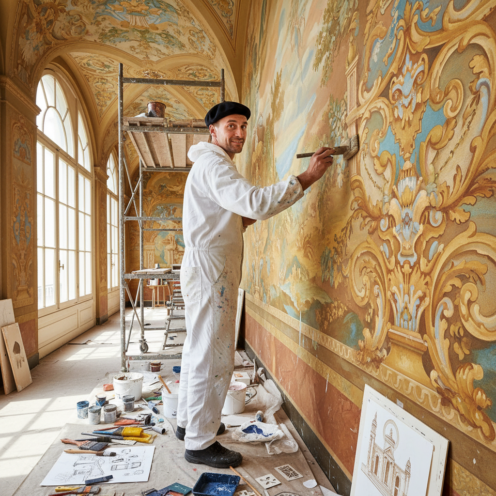Peintre en décors
