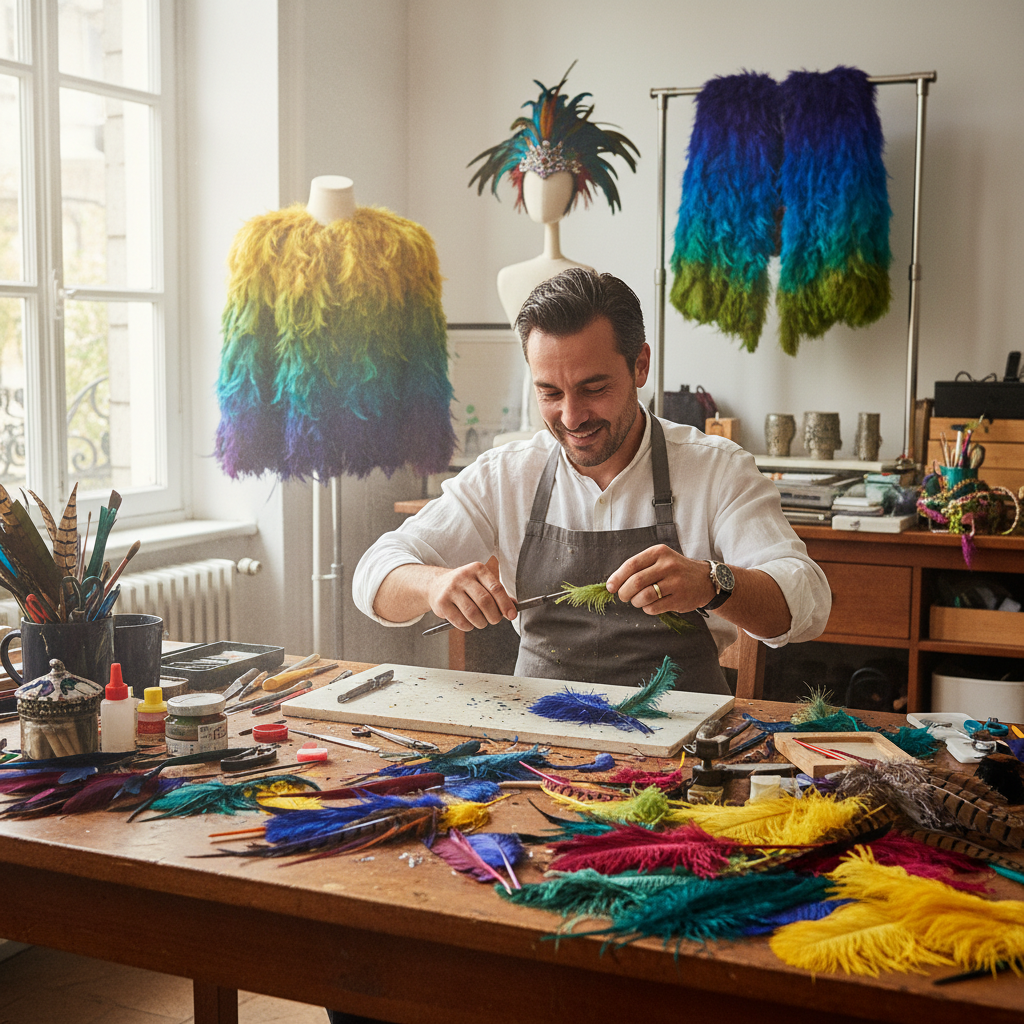 Plumassier / Plumassière (Haute couture)