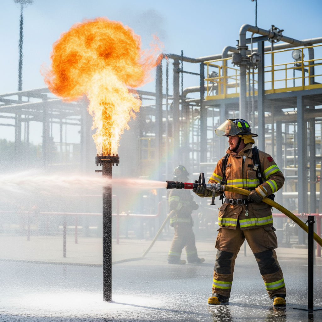 Pompier industriel / Pompière industrielle