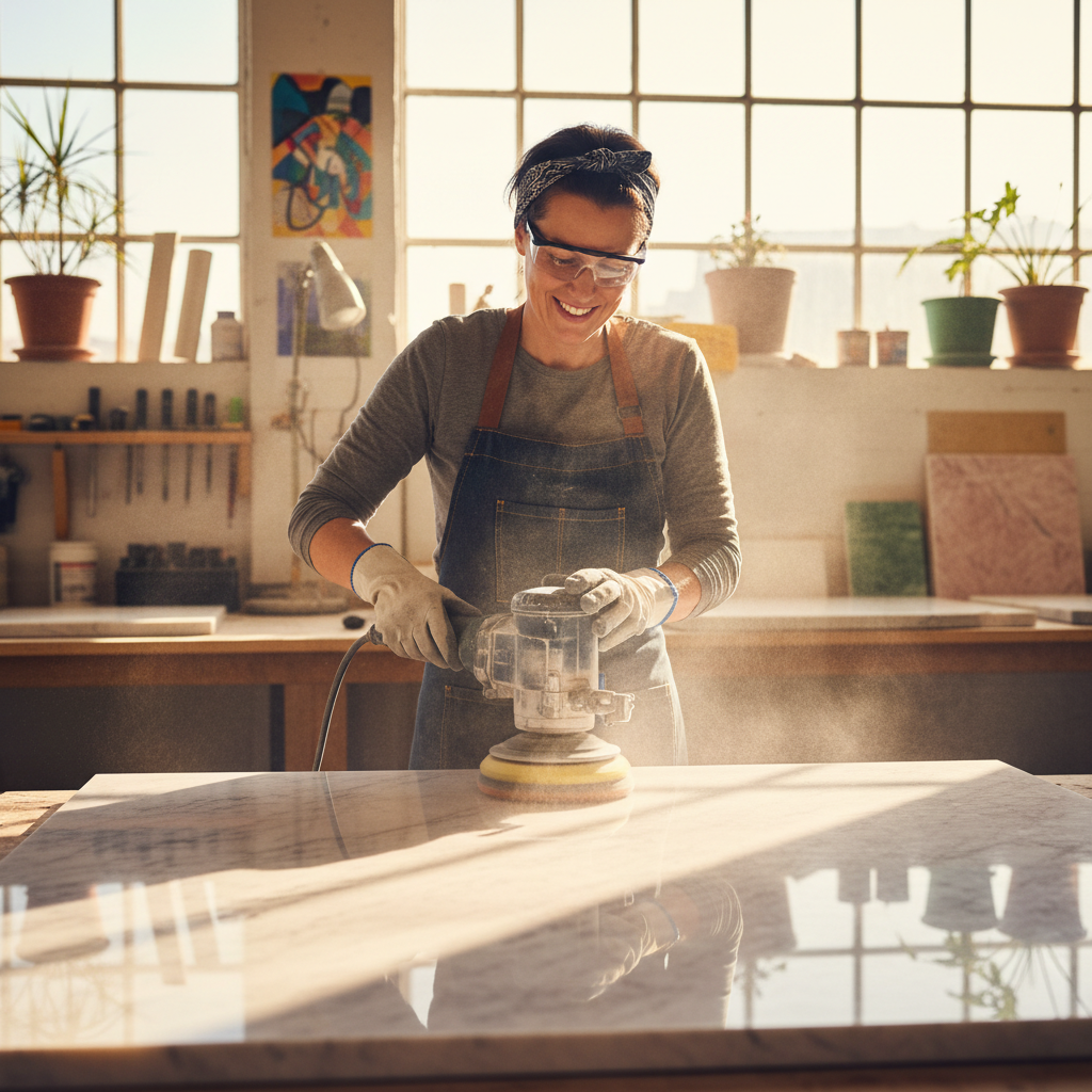 Ponceur de marbre / Ponceuse de marbre