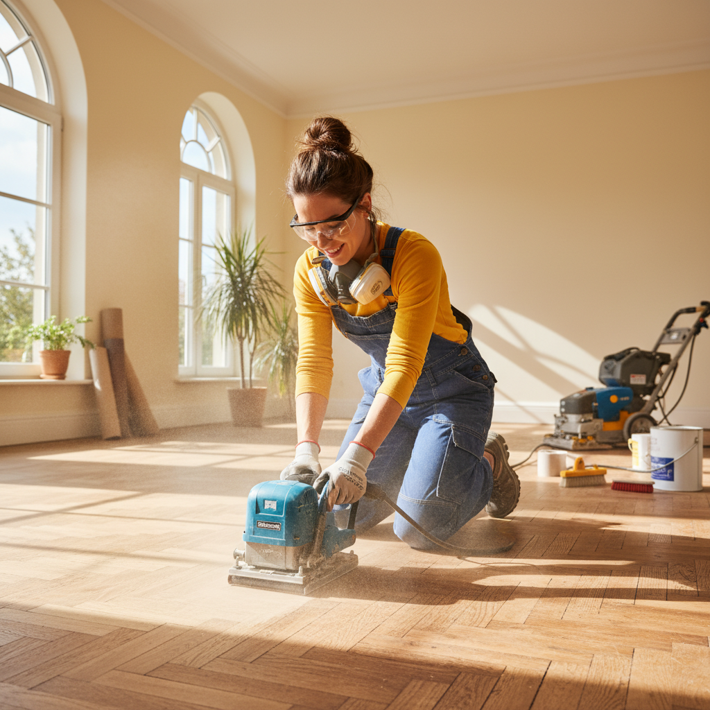 Ponceur de parquet / Ponceuse de parquet