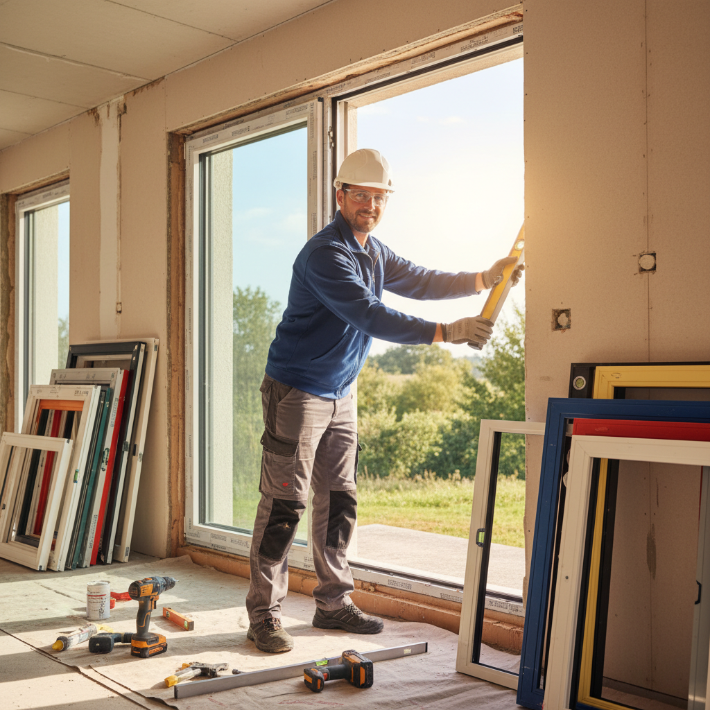 Poseur de châssis et fenêtres / Poseuse de châssis et fenêtres