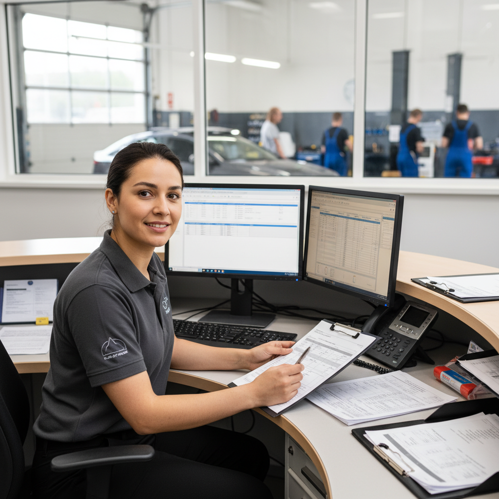 Réceptionniste de garage automobile (h/f))