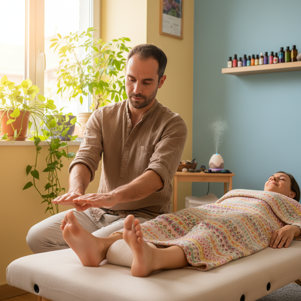 Réflexologue plantaire