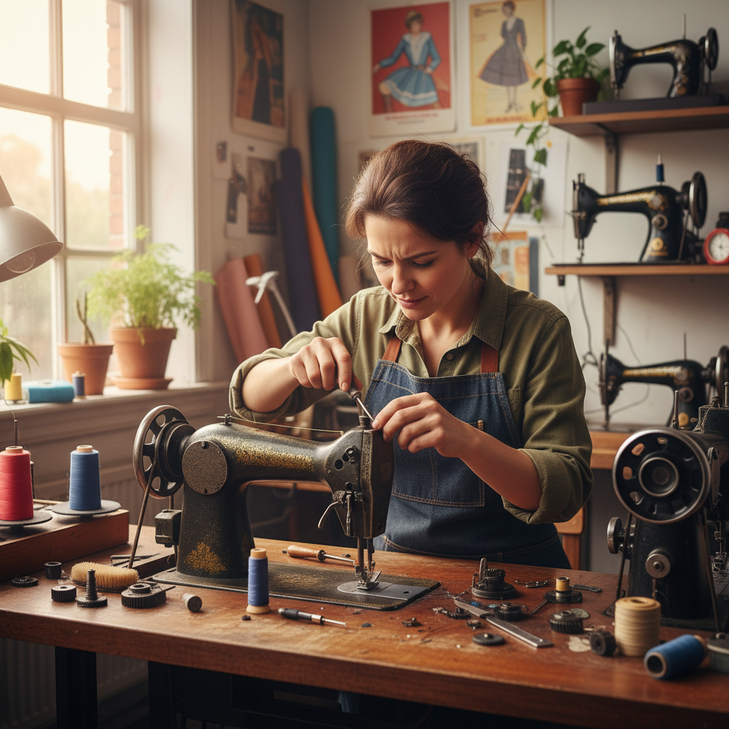 Réparateur de machines à coudre / Réparatrice de machines à coudre