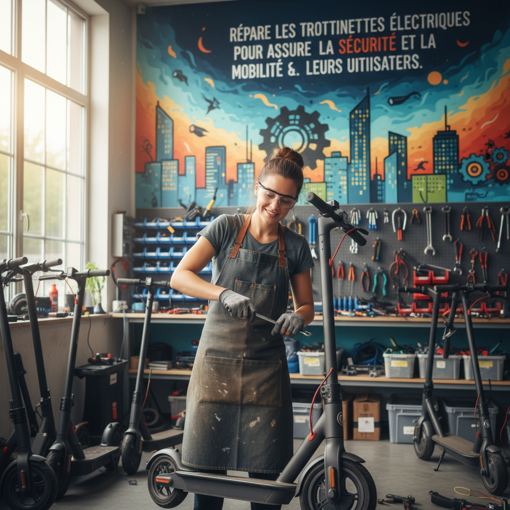 Réparateur de trottinettes électriques / Réparatrice de trottinettes électriques