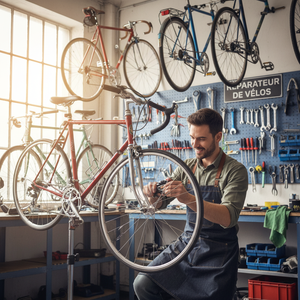 Réparateur de vélos / Réparatrice de vélos
