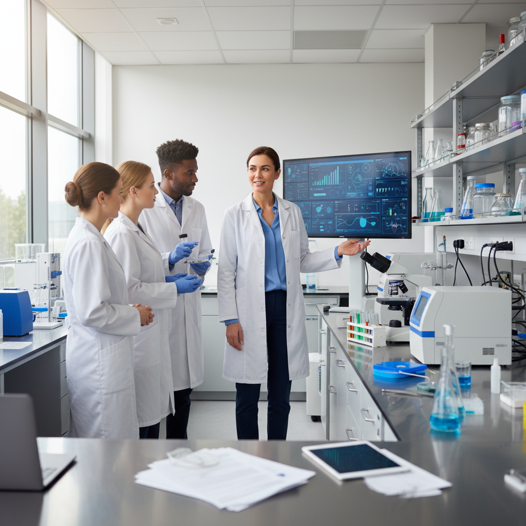 Responsable de laboratoire d'analyses médicales