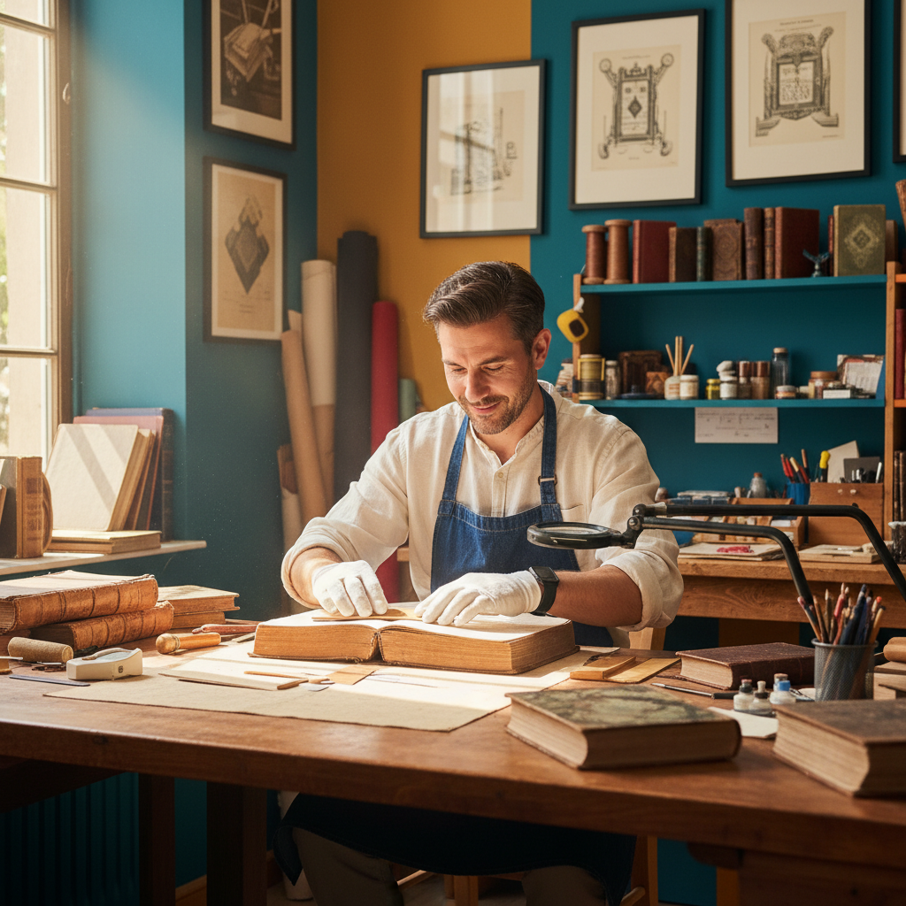 Restaurateur de livres anciens / Restauratrice de livres anciens