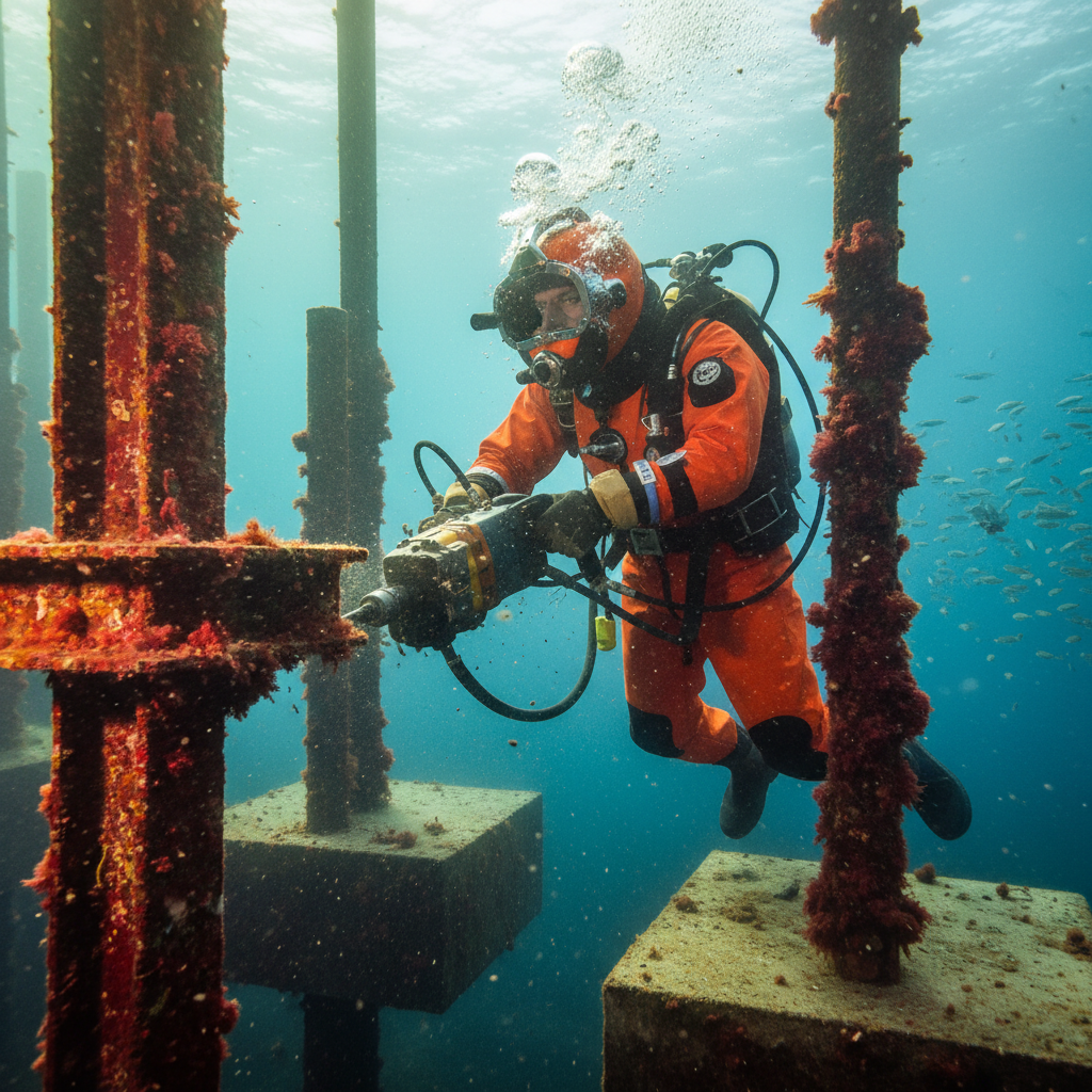 Scaphandrier travaux publics / Scaphandrière travaux publics