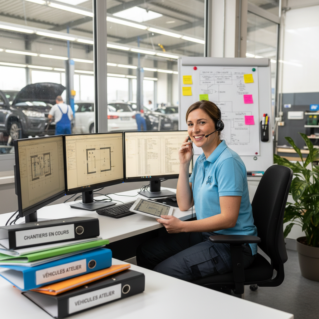 Secrétaire technique (BTP/Garage)