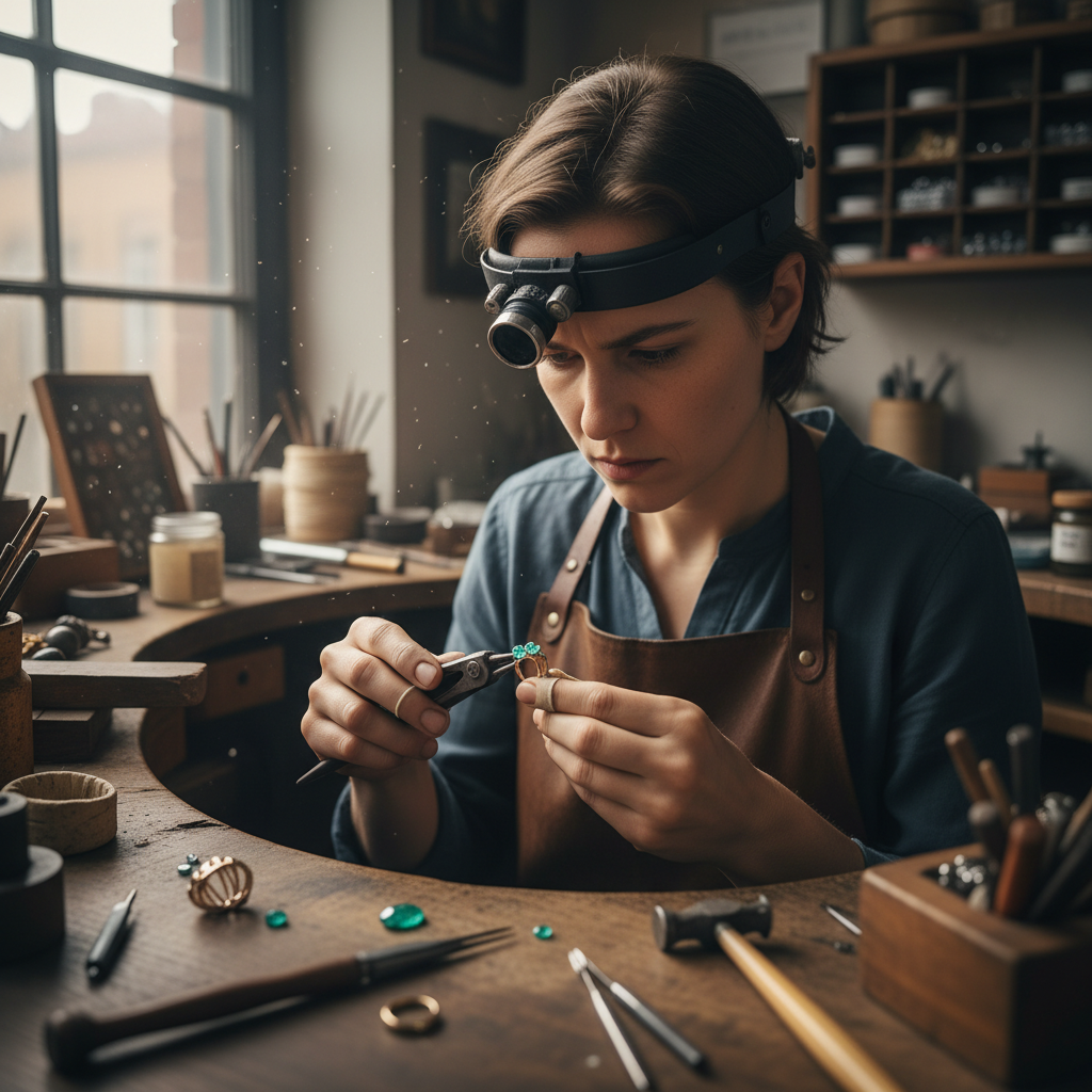 Sertisseur·euse de pierres précieuses