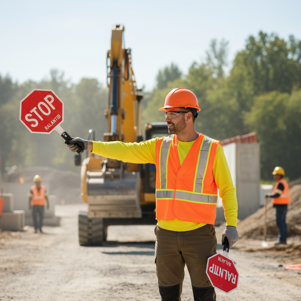 Signaleur de chantier / Signaleuse de chantier