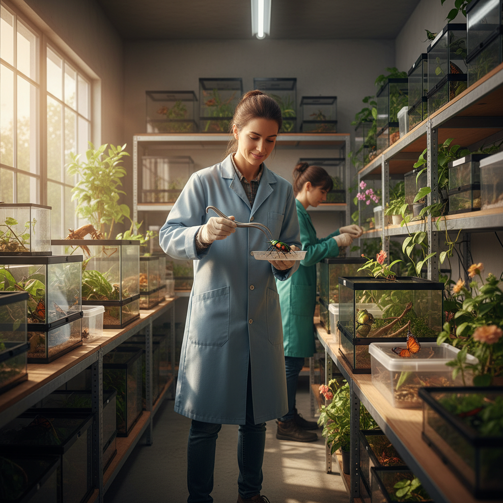 Soigneur d'insectes (Entomoculteur) / Soigneuse d'insectes