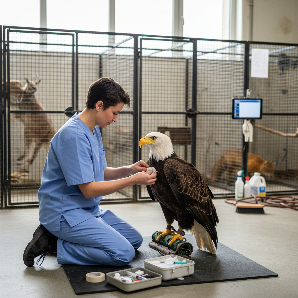 Soigneur/Soigneuse dans un centre de revalidation pour animaux