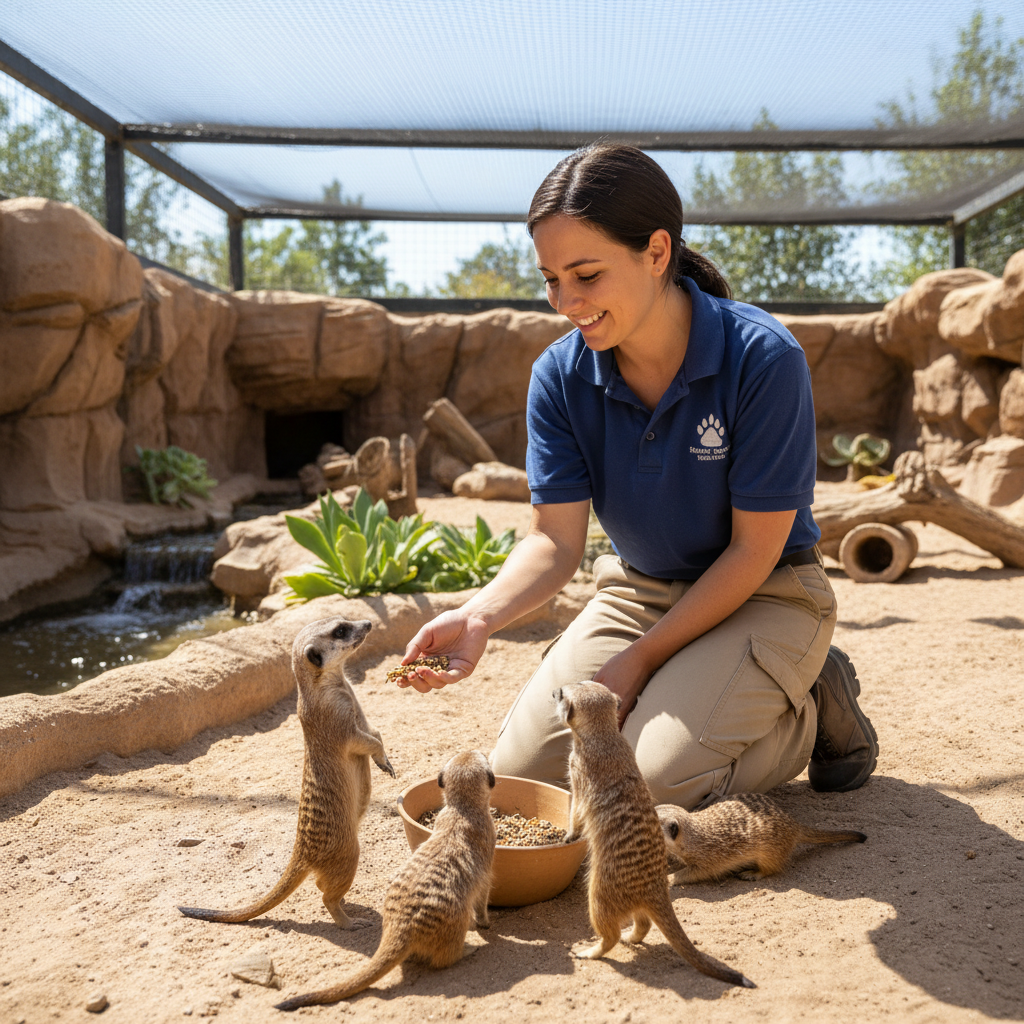 Soigneur en parc zoologique / Soigneuse en parc zoologique