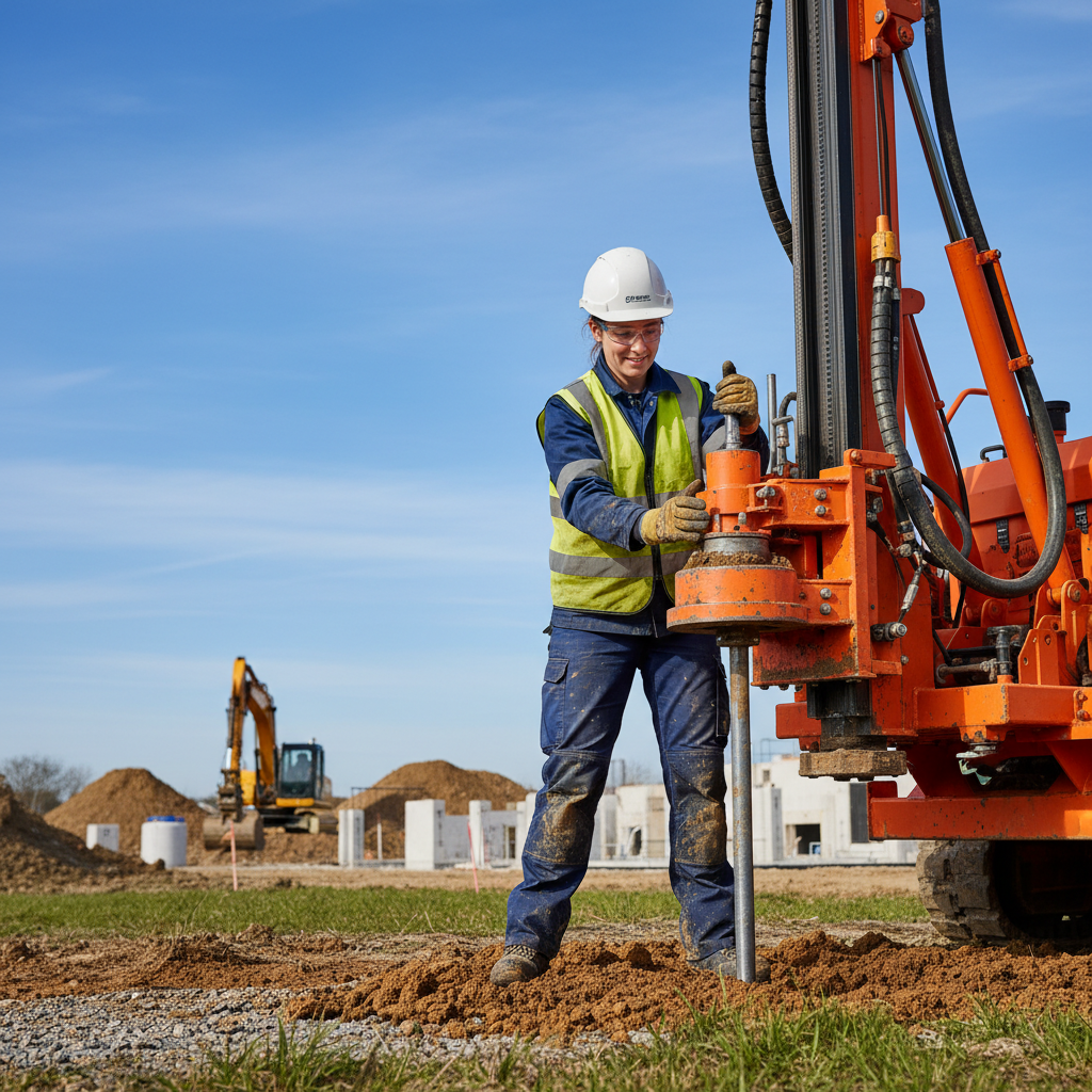Sondeur géotechnique / Sondeuse géotechnique