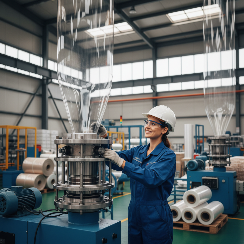 Souffleur de film plastique / Souffleuse de film plastique