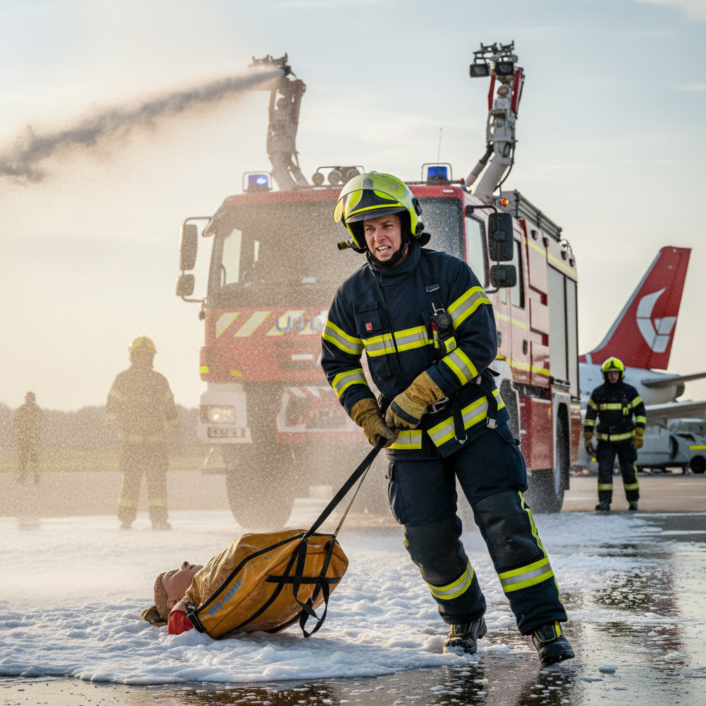 Sous-officier·ère pompier·ère d’aérodrome