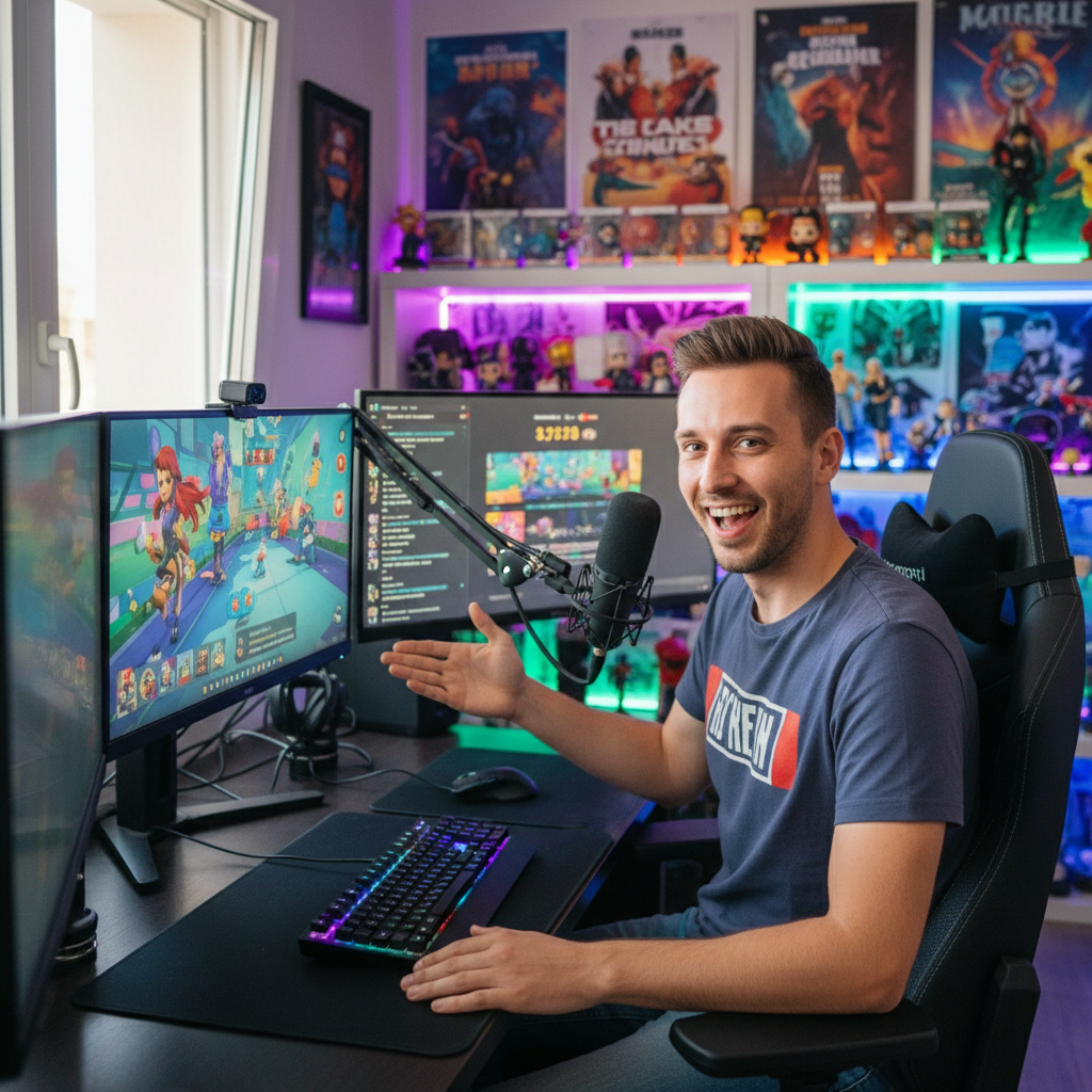 Streamer professionnel / Streameuse professionnelle