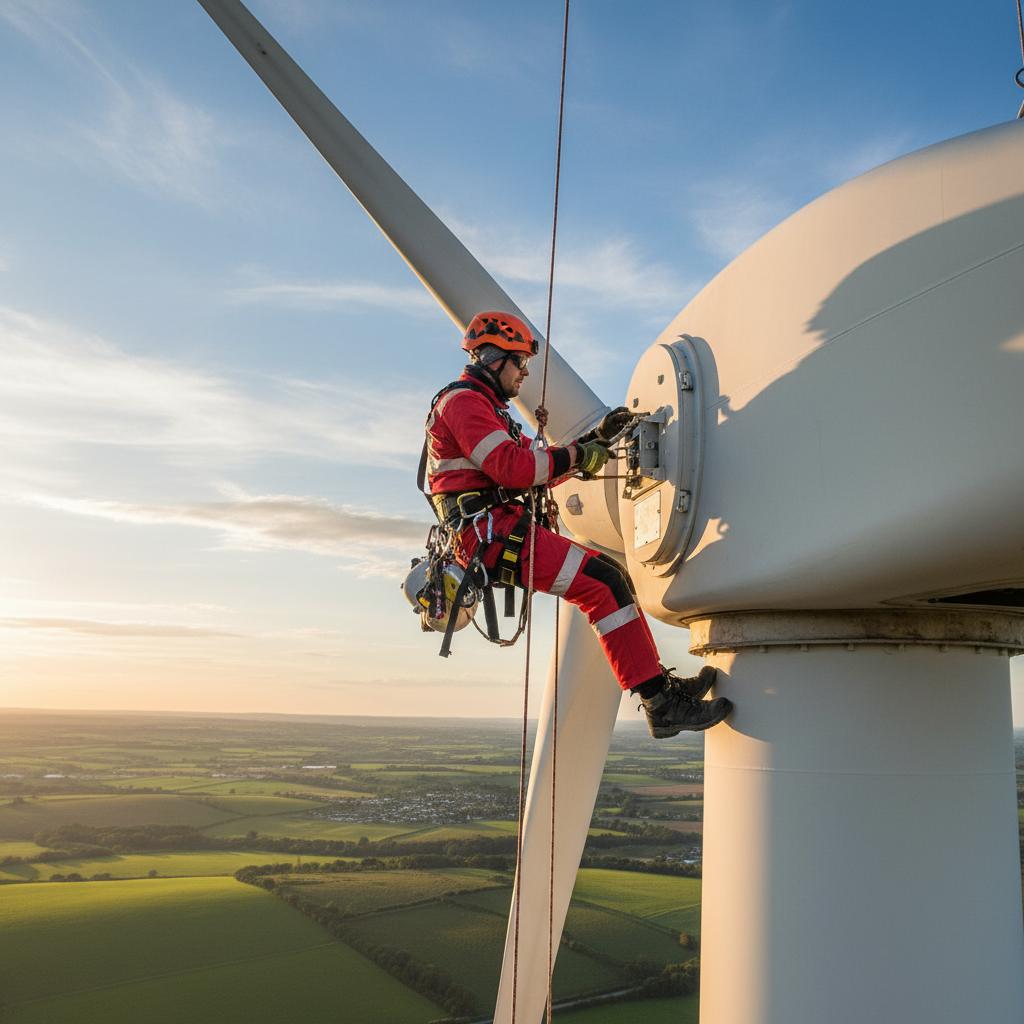 Technicien cordiste éolien / Technicienne cordiste éolienne