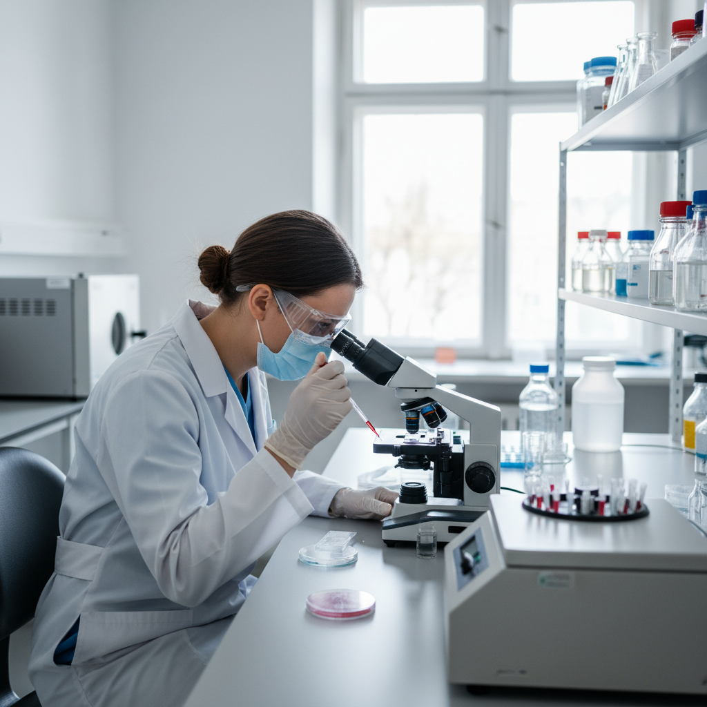 Technicien·ne de laboratoire en microbiologie