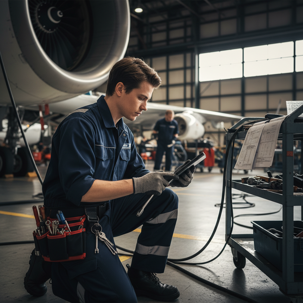 Technicien·ne de maintenance en aéronautique