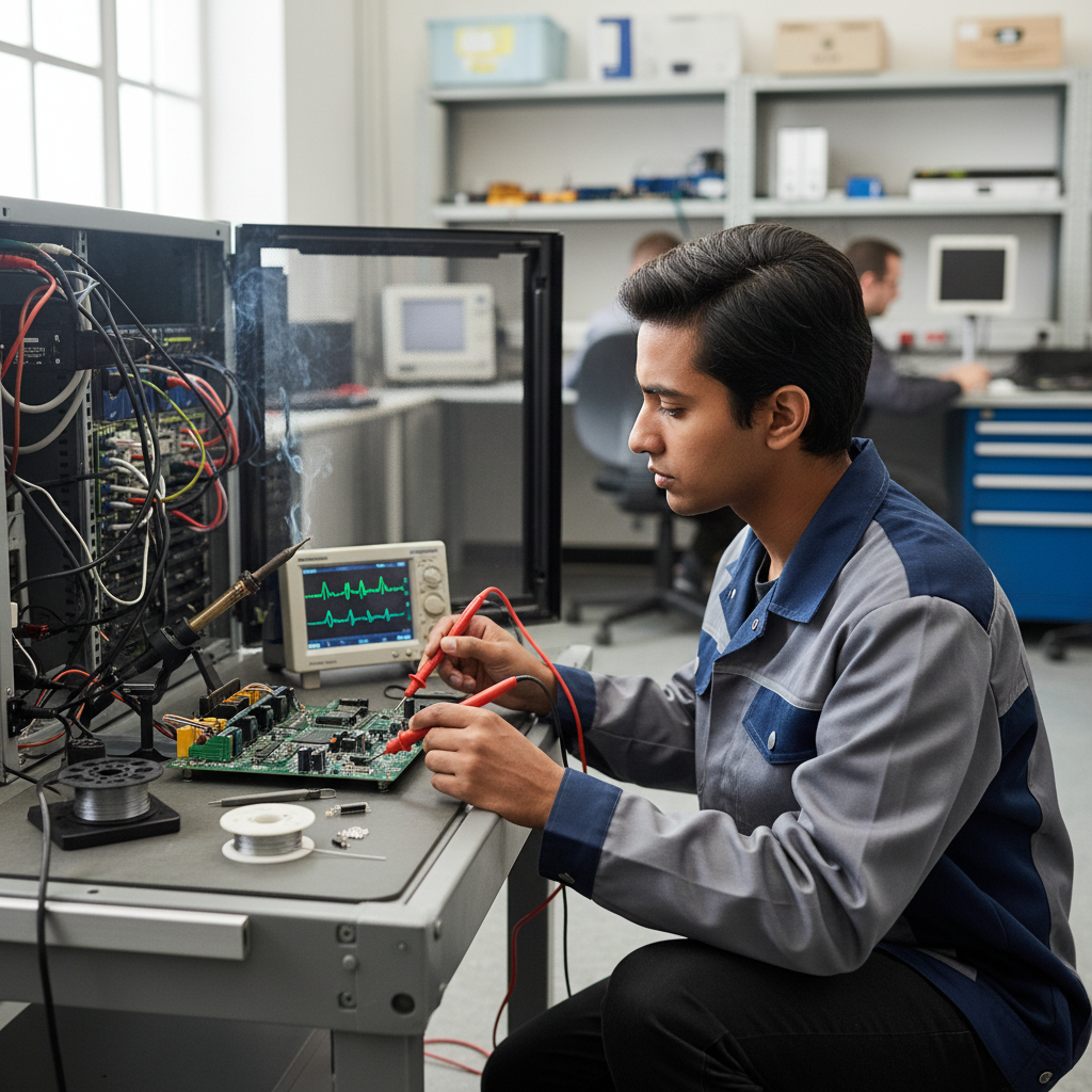 Technicien·ne de maintenance en électronique
