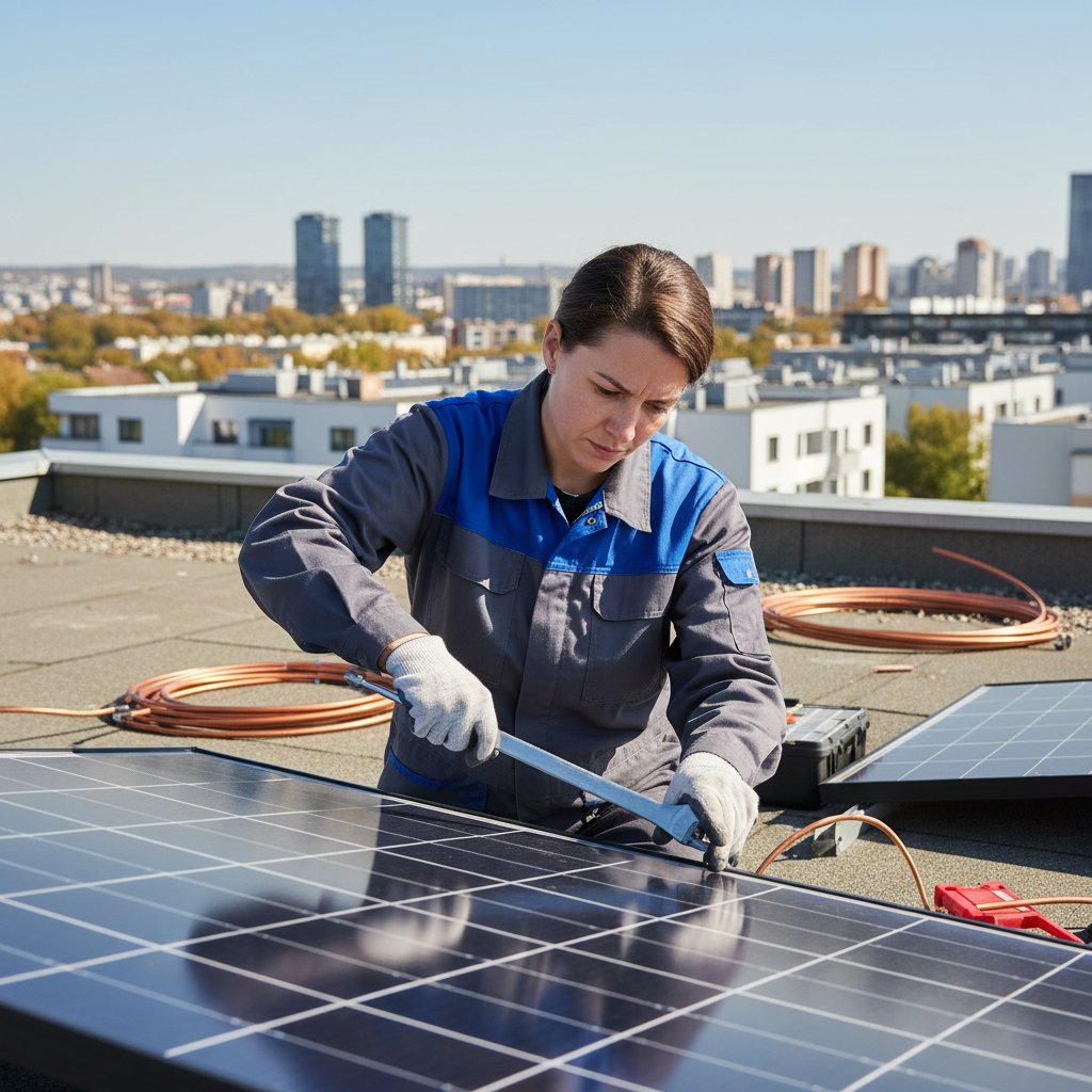 Technicien·ne spécialiste en énergie solaire thermique