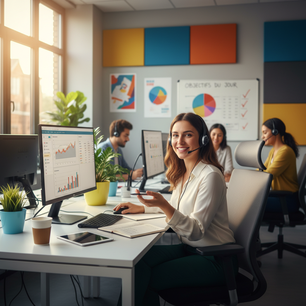 Télévendeur / Télévendeuse