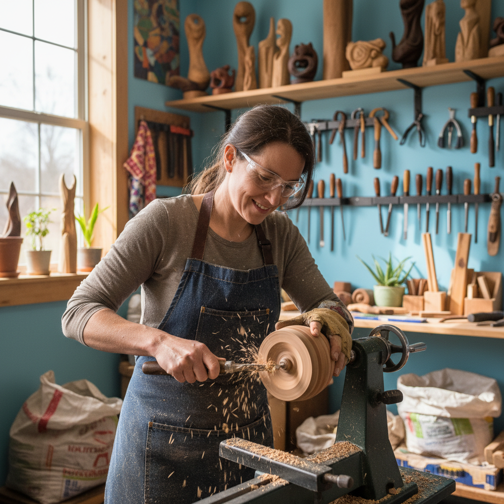 Tourneur d'art sur bois / Tourneuse d'art sur bois